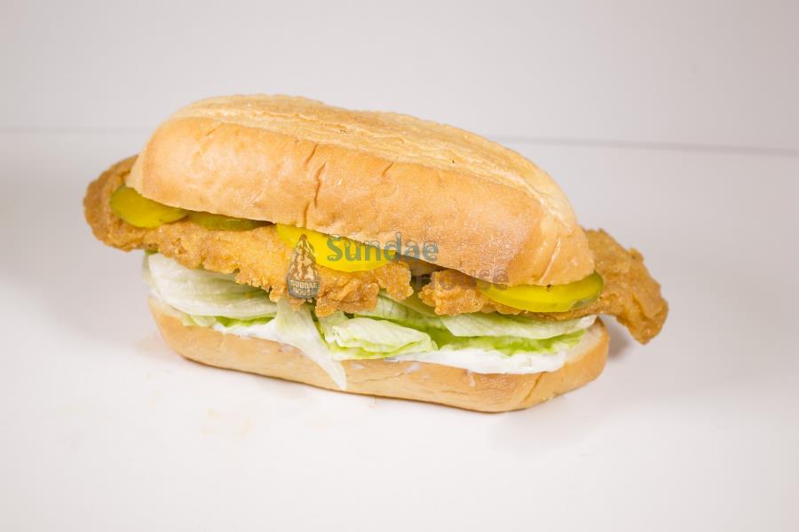Flounder Fish Sandwich